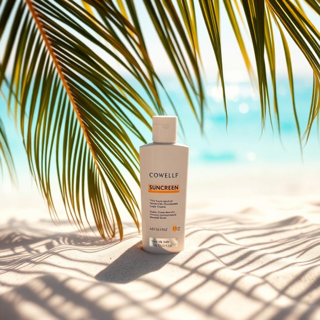 Tropická letná scéna